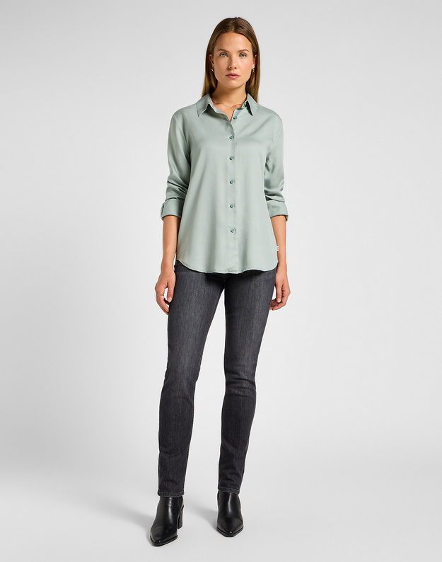 DAMSKA KOSZULA LEE POCKETLESS SHIRT POND 112355137