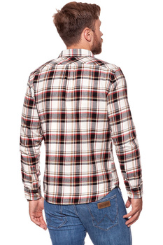 KOSZULA WRANGLER LS 1PKT FLAP SHIRT RED W5932SN47 112129736