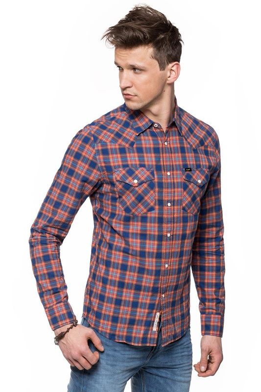 LEE WESTERN SHIRT NIGHT BLUE L643XADY