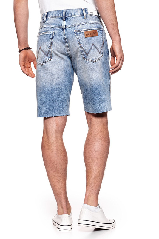 KRÓTKIE SPODENKI WRANGLER DENIM SHORT GLASTON BLUE W14CGW13S 112126589