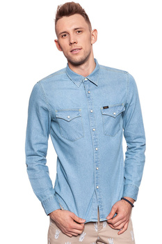 LEE LEE WESTERN SHIRT DELFT BLUE L644MGCO