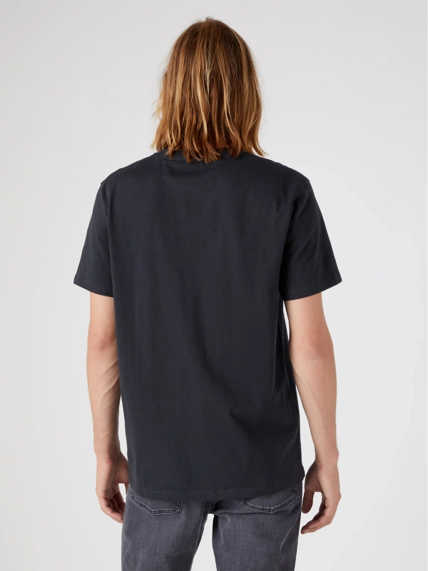 WRANGLER MĘSKA KOSZULKA WRANGLER BRANDED TEE FADED BLACK 112331867