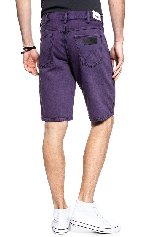 SPODENKI MĘSKIE WRANGLER DENIM SHORT PURPLE POP W14CRJ202 112126625