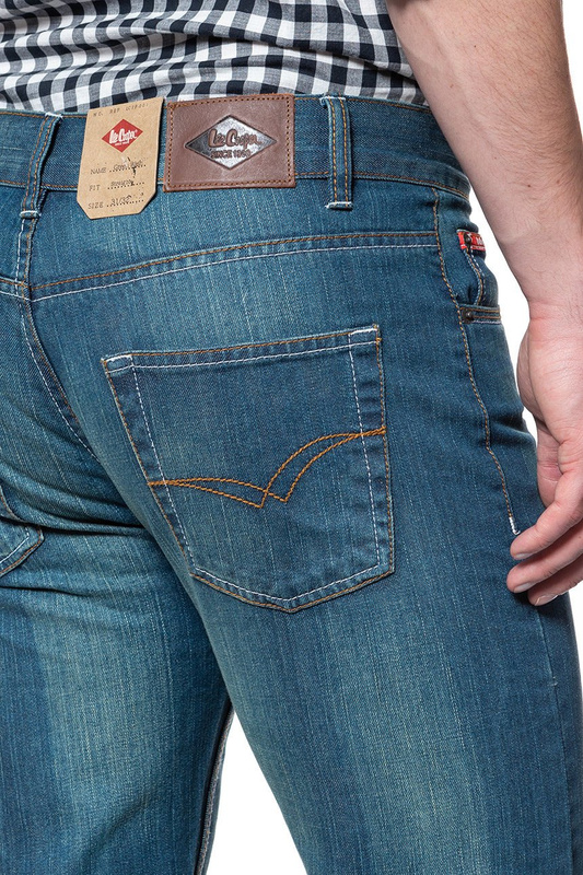 LEE COOPER SPODNIE MĘSKIE GREEN WASH LCJF001