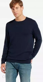 WRANGLER CREW KNIT MĘSKI SWETER NAVY W8567PD35 112132264