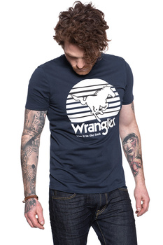 WRANGLER T SHIRT SS HORSE TEE DARK NAVY W7G1D3XAE 112131825