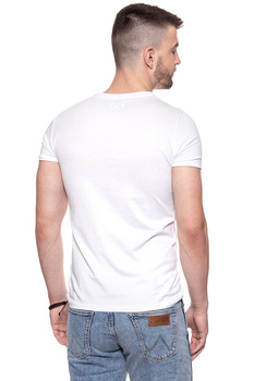 KOSZULKA WRANGLER RINGER TEE WHITE W7B63FK12 112131520