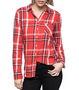 LEE ONE POCKET SHIRT BRIGHT RED L45QRSCZ