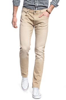 LEE LUKE MĘSKIE SPODNIE JEANSOWE FADED BEIGE L719NRUX 112119248