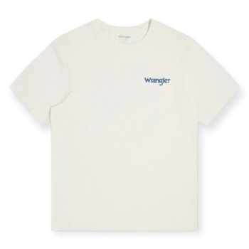 MESKA KOSZULKA WRANGLER GRAPHIC TEE WORN WHITE 112362835