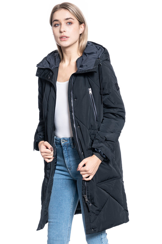 DAMSKA KURTKA ZIMOWA LEE ELONGATED PUFFER BLACK L56FMK01 112113033