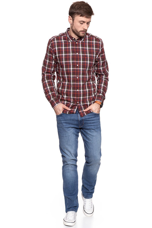 WRANGLER LS BUTTON DOWN SHIRT BOSSA NOVA W5874NQDQ