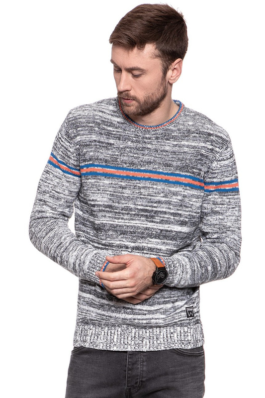 WRANGLER TWISTED CREW GREY MARL W8636QBVB 112132338