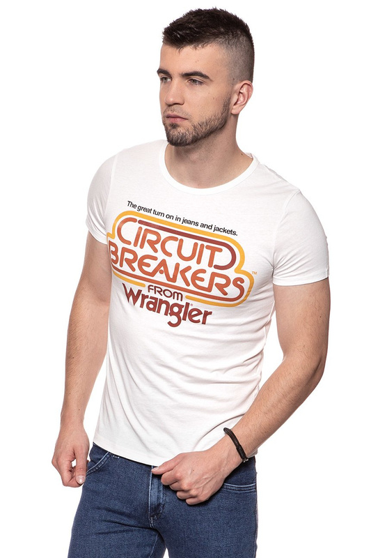KOSZULKA WRANGLER CIRCUIT TEE OFFWHITE W7B14FK02 112131403