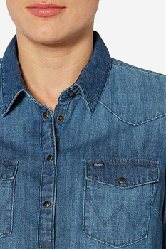 WRANGLER L/S WESTERN DENIM SH DAMSKA KOSZULA JEANSOWA INDIGO W50457P8E