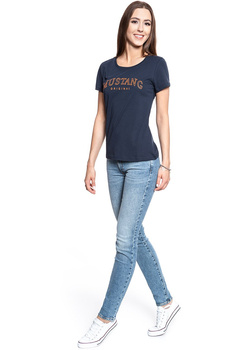 MUSTANG T SHIRT DAMSKI Alexia C Print DARK SAPPHIRE 1008380 4136