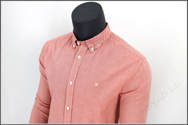 WRANGLER BUTTON DOWN SHIRT AURORA RED      $    