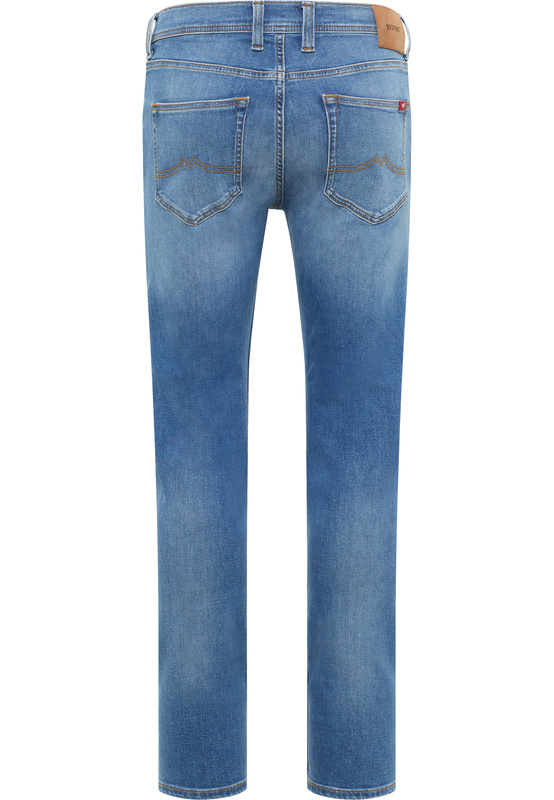 Męskie Spodnie Jeansowe Mustang Style Oregon Slim Denim Blue 1016315 5000 583