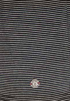 MUSTANG ALEX H HENLEY MĘSKI T-SHIRT KOSZULKA Z KRÓTKIM RĘKAWEM SOHO STRIPE 1008661 11478