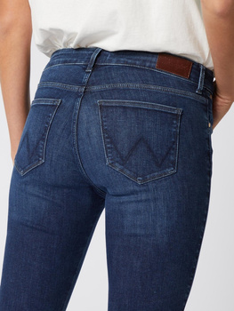 DAMSKIE SPODNIE JEANSOWE WRANGLER SKINNY TRUE DARK W28K-JY-78Z 112128288