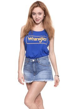 WRANGLER T SHIRT DAMSKI B&Y KABEL TANK NAUTICAL BLUE W726LF7V2 112130931