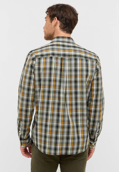 Męska Koszula Mustang Style Chester Poplin multi check green 1016958 12784