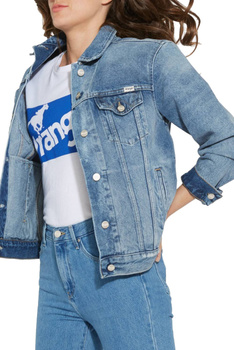 WRANGLER TRUCKER JACKET MID STONEWASH W4070599E  SAMPLE