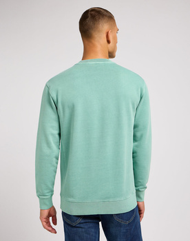 MĘSKA BLUZA NIEROZPINANA PLAIN CREW SWS INTUITION GREY 112349100 L81I015500