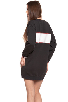 DAMSKA SUKIENKA WRANGLER SWEAT DRESS FADED BLACK W9066HQV6 112132426