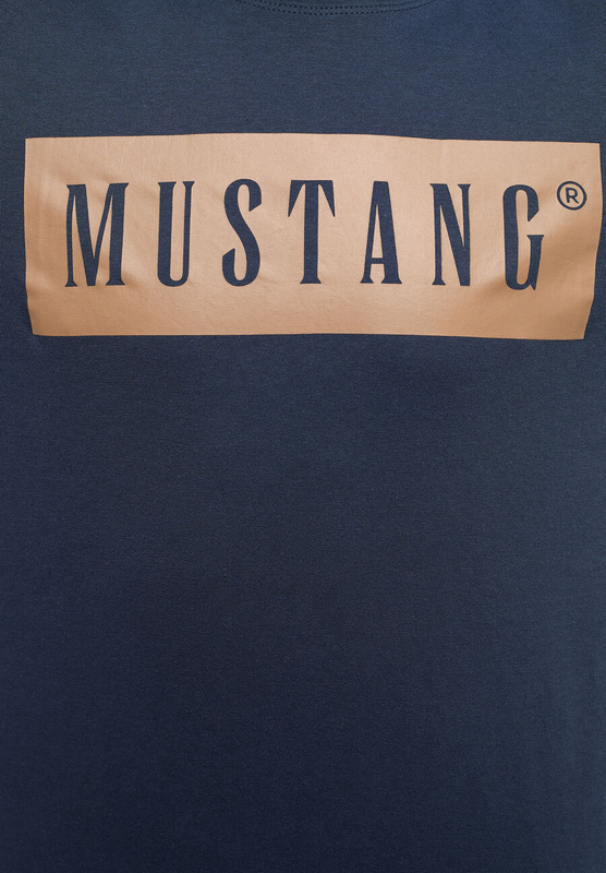 MĘSKI T-SHIRT MUSTANG ALEX C PRINT TOTAL ECLIPSE 1014101 5226