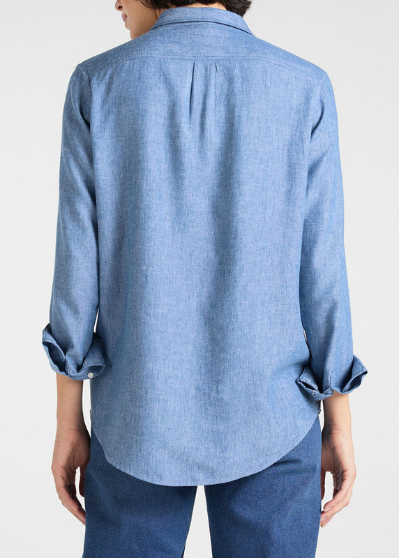 LEE ONE POCKET SHIRT DAMSKA KOSZULA MATERIAŁOWA WASHED BLUE L45THQLR 112110537