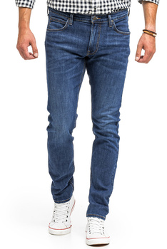 LEE LUKE MĘSKIE SPODNIE JEANSOWE JEANSY DARK WESTWATER L719SJAP 112331018