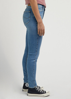LEE SCARLETT HIGH DAMSKIE SPODNIE JEANSOWE BRIGHT STORMS L626GUD40
