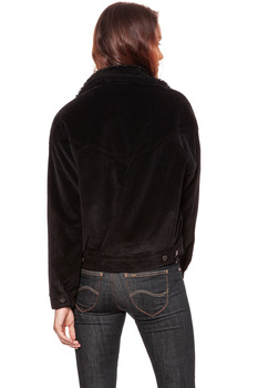 DAMSKA KURTKA PRZEJŚCIOWA WRANGLER 80´S WESTERN JACKET BLACK W422UP100 112128808