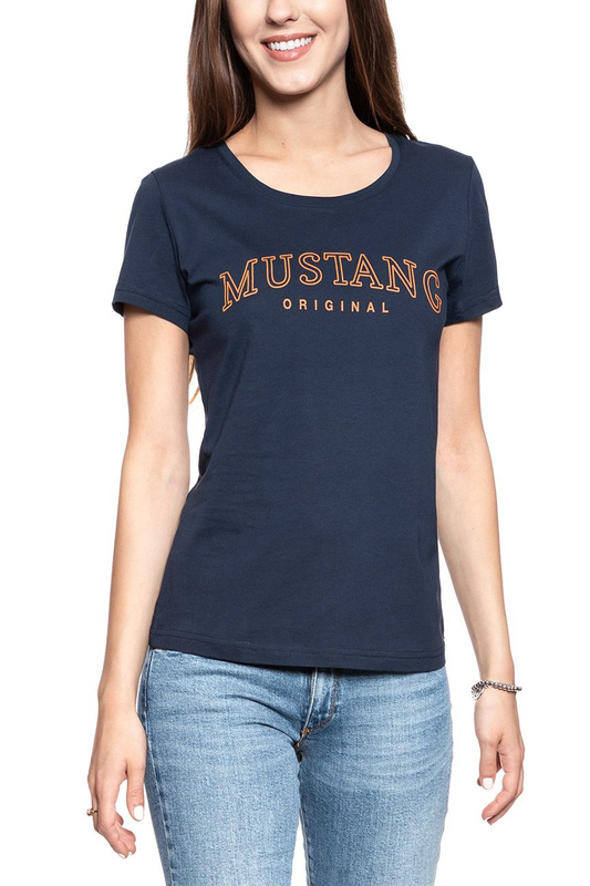 MUSTANG T SHIRT DAMSKI Alexia C Print DARK SAPPHIRE 1008380 4136