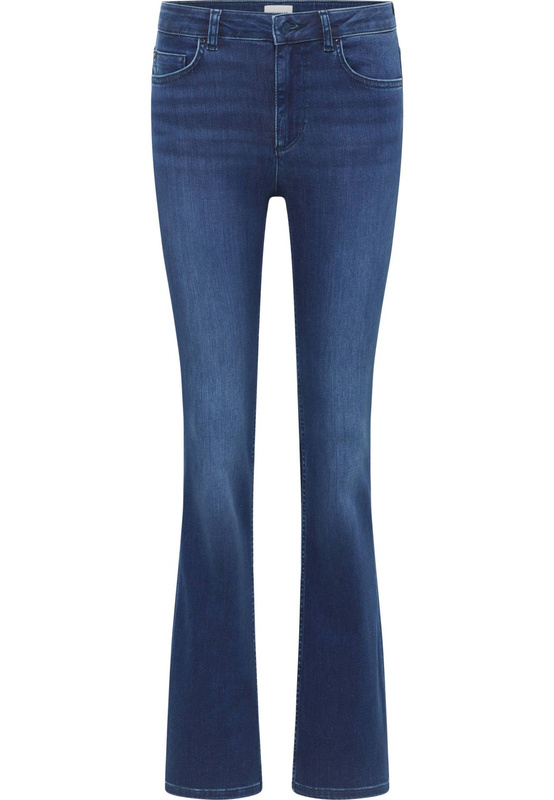 Damskie Spodnie Jeansowe Mustang Style Shelby Slim Boot Denim Blue 1015568 5000 682