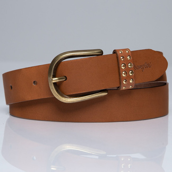 DAMSKI PASEK WRANGLER STUDSY BELT BROWN W0B84US85 112125580