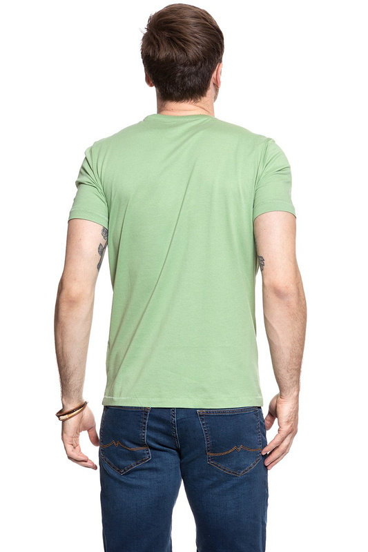 MUSTANG T SHIRT Logo T-Shirt MISTLETOE 1007561 6206