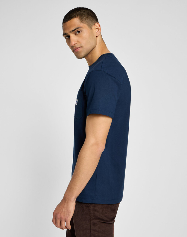 LEE MĘSKA KOSZULKA WW POCKET TEE INKY BLUE 112355605 LL89008543