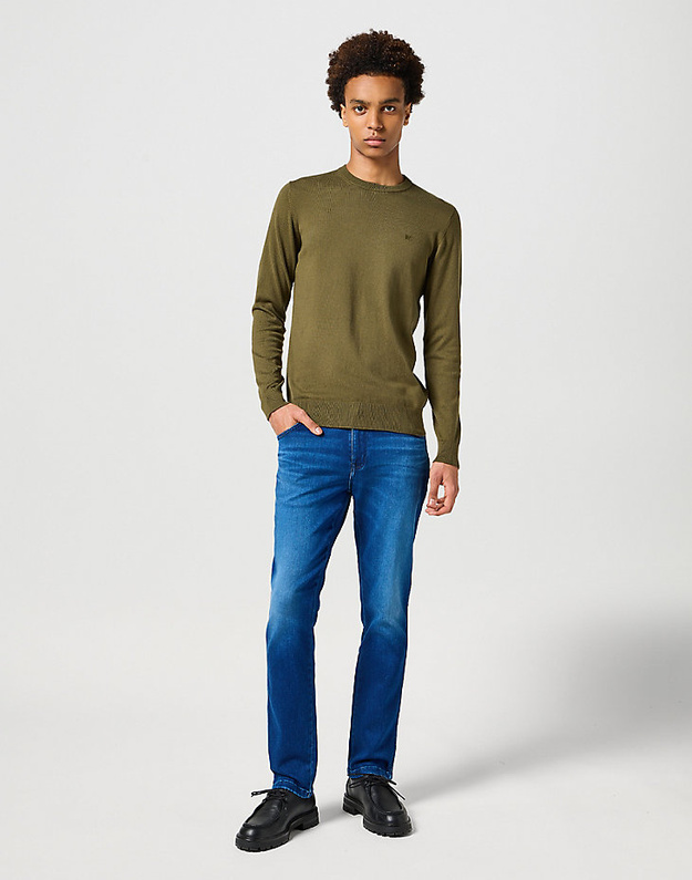 WRANGLER MĘSKIE SPODNIE JEANSOWE WRANGLER TEXAS SLIM BLUE JAM 112358217