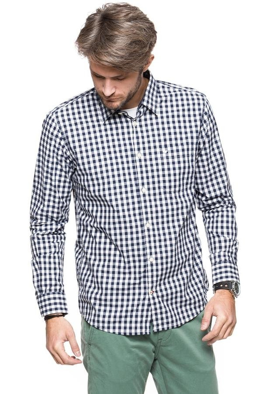 KOSZULA TOM TAILOR RAY COSY VICHY CHECK SHIRT 2019921.09.10 COL. 6000