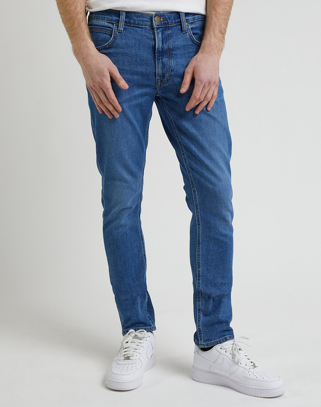 LEE LUKE MĘSKIE SPODNIE JEANSOWE JEANS DŻINSY BLUE SHADOW MID L719IAA27 112338457