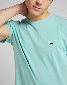 LEE SS PATCH LOGO TEE MĘSKI T-SHIRT KOSZULKA LOGO MINT BLUE L60UFQUD 112145274