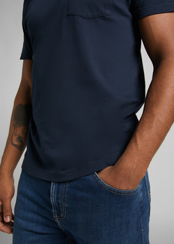 MĘSKI T-SHIRT LEE SS POSTER TEE NAVY L63EFE35 112114997