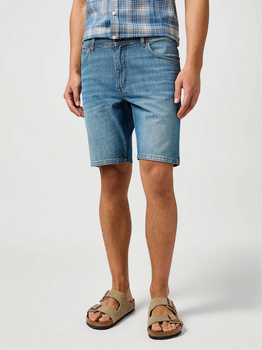 MESKIE SPODENKI WRANGLER TEXAS SHORTS OCEAN SURGE 112362549
