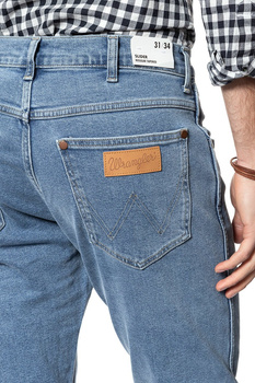 WRANGLER SPODNIE MĘSKIE SLIDER BLUE STONES W18RKP34F 112127374