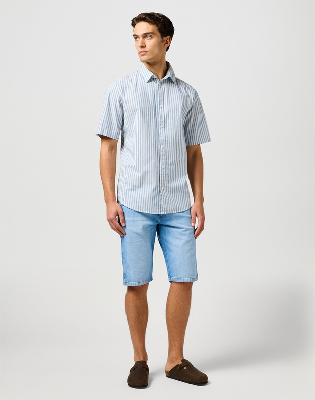 MESKA KOSZULA WRANGLER SS SHIRT PACIFIC STRIPE 112362757