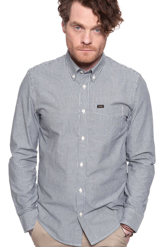 KOSZULA LEE BUTTON DOWN BLACK L880ON01 112123355