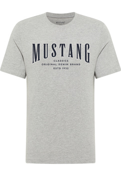 Męski T-Shirt Mustang Style Alex Mid Grey Mélange 1017336 4140