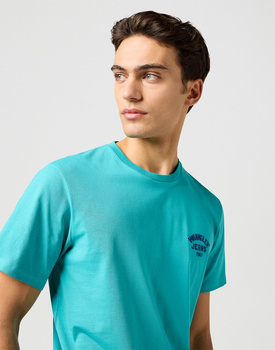 MESKA KOSZULKA WRANGLER SMALL LOGO TEE LATIGO BAY 112362813